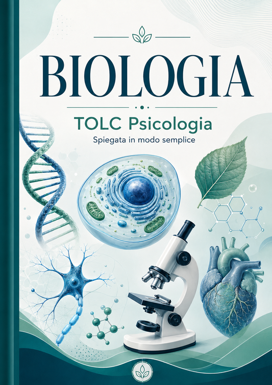 BIOLOGIA - TOLC PSICOLOGIA - DALLE BASI AGLI APPARATI DEL CORPO UMANO